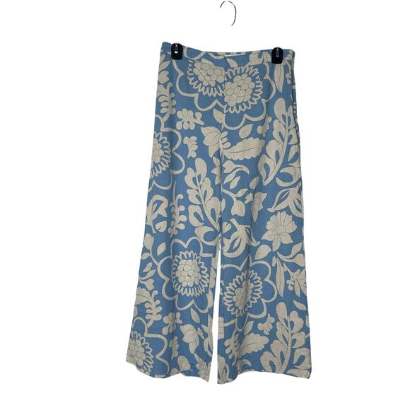 Foreveryoung The Label‎ Wide Leg Linen Blend Flower Prints Pant - Picture 5 of 12